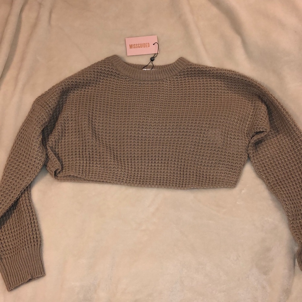 Missguided super crop jumper